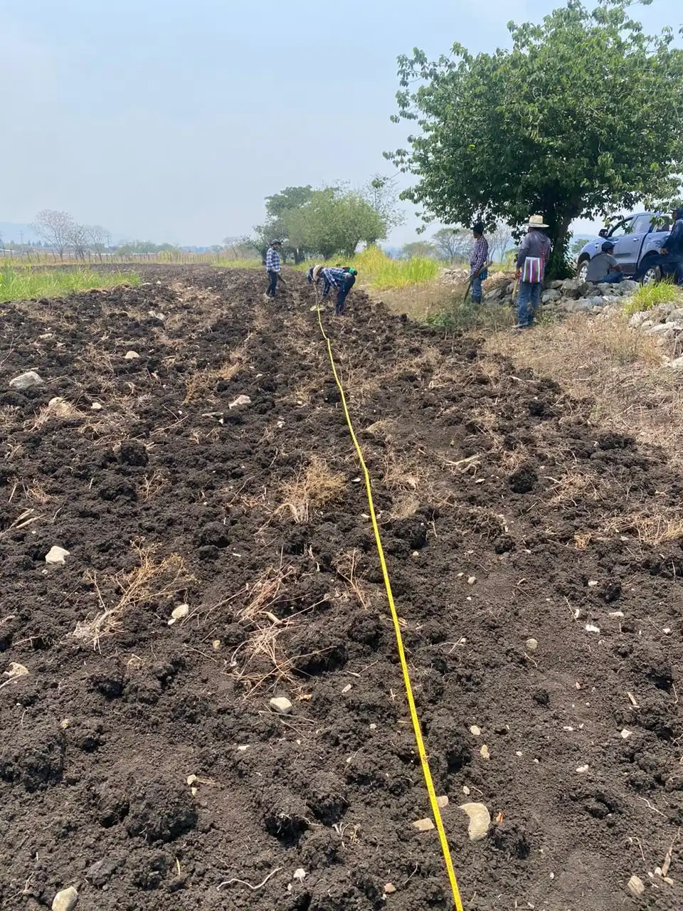 Evidencia de agua encontrada mediante radiestesia - Adalberto Lopez en Comunidades de Chiapas (Foto 2)